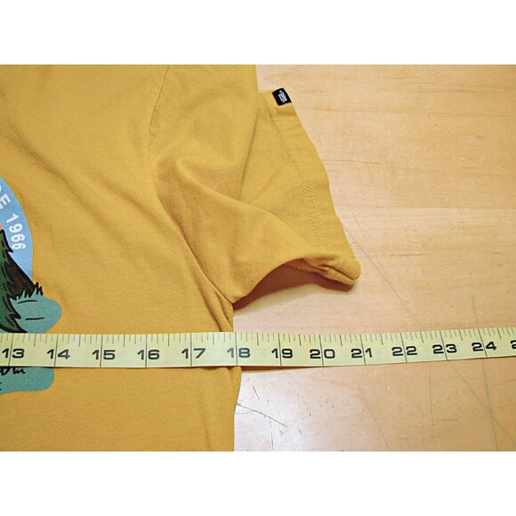 Vans Off the Wall Vibrations XL T-Shirt Classic Fit Yellow Large Graphic Skater - Picture 4 of 8